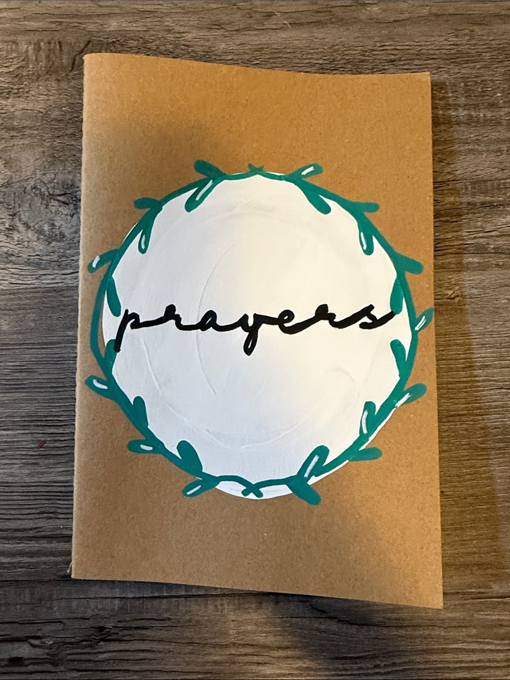 Prayers notebook